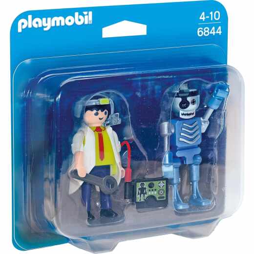 Playmobil Duo Pack Professor und Roboter (6844) Playmobil-Figur