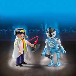 Playmobil Duo Pack Professor und Roboter (6844) Playmobil-Figur