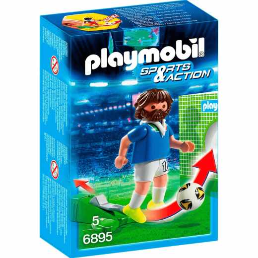 Playmobil Sports &amp; Action - Fu&szlig;ballspieler Italien (6895)
