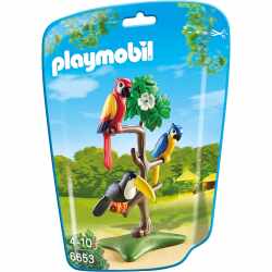 Playmobil Papageien und Tukan im Baum (6653) Wild Life...