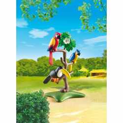 Playmobil Papageien und Tukan im Baum (6653) Wild Life...