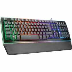 Trust Gaming Tastatur GXT 860 Thura Keyboard DE QWERTZ RGB Anti-Ghosting schwarz