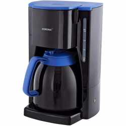 KORONA 10314 Kaffeemaschine mit 2 Thermokannen Filter-Kaffeeautomat 8 Tassen schwarz