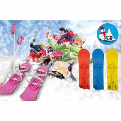 Jamara Ski Skist&ouml;cke 60 cm 1st Step 42cm Gr. 23 - 28 Snow Play Funny Carve pink