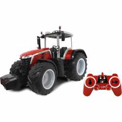 Jamara RC Traktor Massey Ferguson 8S.285 405301 Motorsound R&uuml;ckfahrwarnsound rot