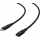 XLayer USB C-Verl&auml;ngerungskabel 1,5m f&uuml;r Audio-, Video- &amp; Daten&uuml;bertragung schwarz