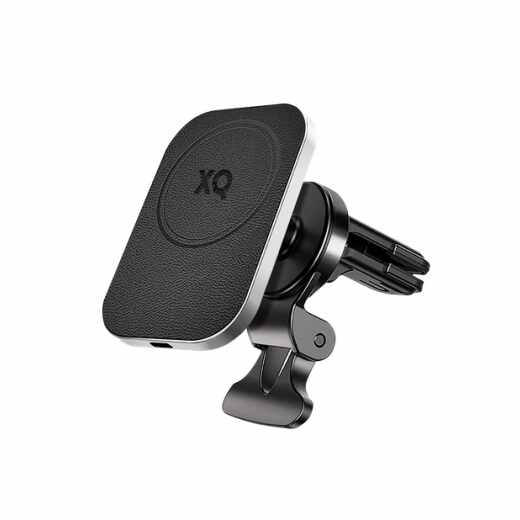 XQISIT Magnetic Car Charger Ladeger&auml;t Auto L&uuml;ftung Handyhalter MagSafe schwarz