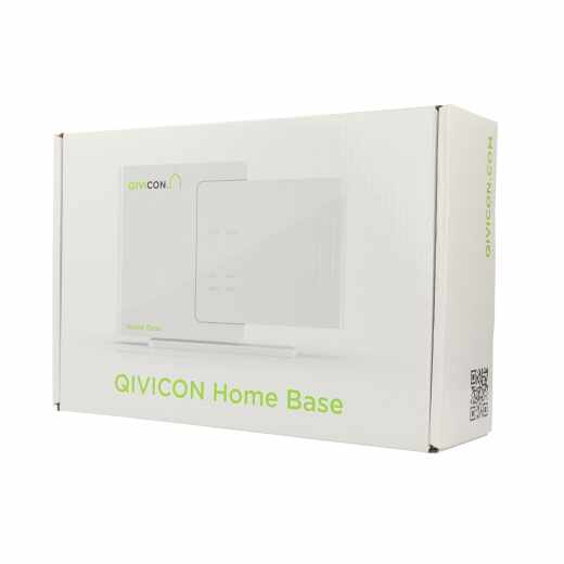 Qivicon Smart Home Base Geteway Basisstation Zentrale Steuerungseinheit wei&szlig;